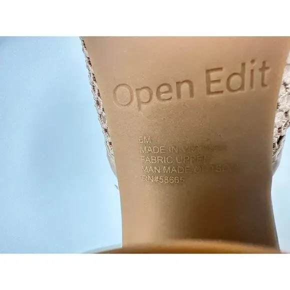 Open Edit Colette Sandal Women's Sz 6 - Picture 12 of 13